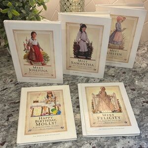 American Girl Book Collection - White and Brown Covers